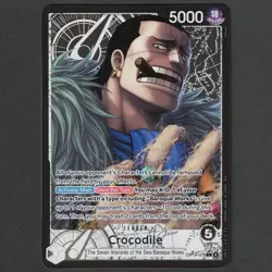 One Piece Crocodile Azure Sea’s Seven English (Alt Art) Leader OP14-079 M/NM - Image 1