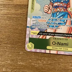 One Piece O-Nami Nami OP06-101 Championship CS 25-26 Stamp Promo - Image 3