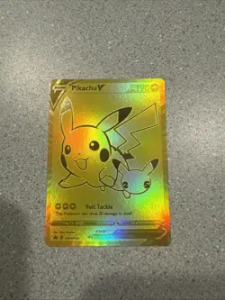 Pokemon TCG Pikachu V | SWSH145 SWSH: Sword & Shield Promo Cards Holo NM - Image 1