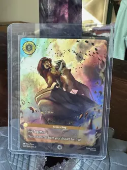 Disney Lorcana TCG Fabled Enchanted Circle of Life Card 225/204 - Image 1