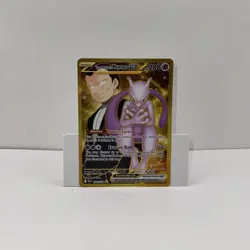 Team Rocket's Mewtwo ex (Hyper Rare) Destined Rivals 240/182 Gold Pokemon Card - Image 1