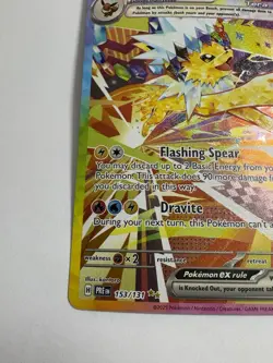 Pokemon Jolteon ex 153/131 PRE EN 2025 Holo Rare Stage 1 Card - Image 4