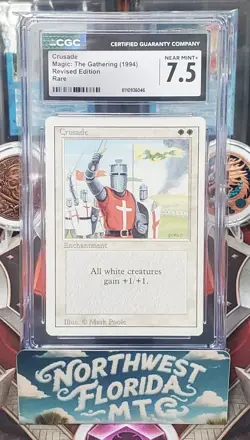 Graded MTG Card - CGC 7.5 - 3rd Edition (Revised) - Crusade - Image 1