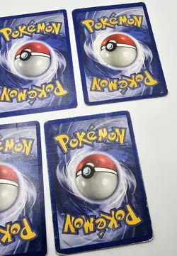 VTG Rare Pokemon 5 Card Lot Base Fossil Jungle Kabutops Pinsir Lass DMG - Image 3