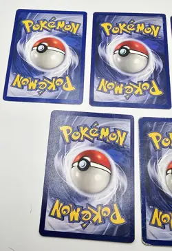 VTG Rare Pokemon 5 Card Lot Base Fossil Jungle Kabutops Pinsir Lass DMG - Image 4