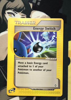 Pokemon Card - Aquapolis 120/147 - ENERGY SWITCH (uncommon) - Near Mint - Image 1