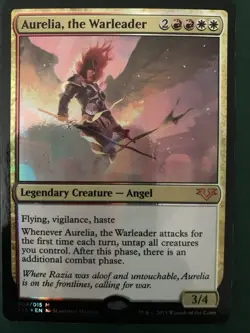 Aurelia, the Warleader - From the Vault: Angels (V15) - Foil - NM - Image 3