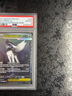 2025 POKEMON MEG EN MEGA ABSOL ex SPECIAL ILLUSTRATION RARE #180 NM-MT PSA 8 - Image 2