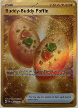 Buddy Buddy Poffin 133/101 Gold UR - Mask of Change - Pokemon TCG - Image 1