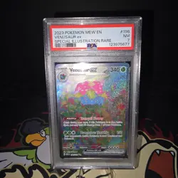 2023 Pokemon 151 Venusaur ex Special Illustration Rare 198/165 PSA 7 NM SIR MEW - Image 1