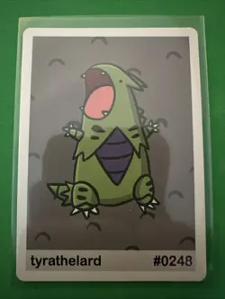 Pookiemoot- tyrathelard (Tyranitar) - Pokemon Parody/Derpy card - Image 1