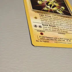 Pokemon TCG 1999 Electabuzz Stamped WB Kids First Movie Promo NM Mint - Image 2