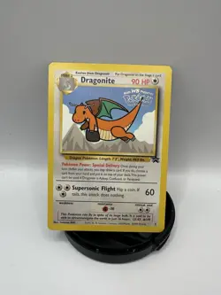 Pokemon TCG Dragonite 5 Kids WB Presents Promo 1999 90 HP Card Stock - Image 1