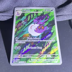 Pokemon Arbok SV05: Temporal Forces Rare Holo Card 176/162 130 HP TCG - Image 1