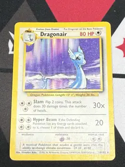 Pokemon TCG Dragonair Base Set 18/102 Regular Unlimited Rare WOTC - Image 1