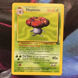Pokemon TCG Vileplume Jungle Rare 31/64 Unlimited WOTC English 1999 - Image 1