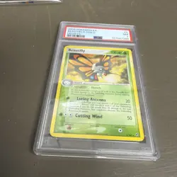 2005 POKEMON EX DEOXYS #2 BEAUTIFLY HOLO PSA 7 - Image 4