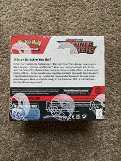 Pokemon TCG Scarlet & Violet Destined Rivals Booster Box Slight Tear in wrap - Image 4