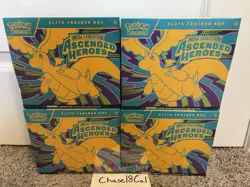 Pokemon Ascended Heroes ETB Elite Trainer Box New In Hand Sealed Lot Of 4 - Image 2
