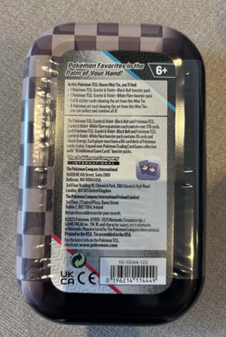 Pokemon TCG: Black Bolt White Flare Unova Mini Tin Full Set New Sealed (8 Tins) - Image 5