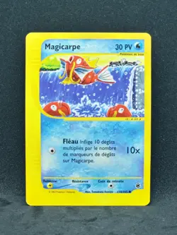 Pokemon French Expedition Magicarpe 118/165 (LP/NM) - Image 1