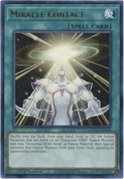 Yu-Gi-Oh! - Miracle Contact - MAGO-EN148 - Gold Rare - 1st Ed - NM/M - NEW - Image 1