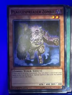 Yugioh - Plaguespreader Zombie SDSE-EN021 1st Edition Common NM - Image 1