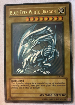BLUE-EYES WHITE DRAGON YU-GI-OH ULTRA RARE 1ST EDITION 89631139 - Image 1