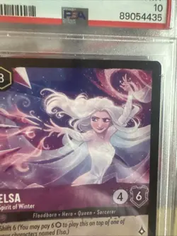 Elsa “Spirit of Winter” Disney Lorcana (Legendary) Non Foil 42/204 PSA 10 - Image 3