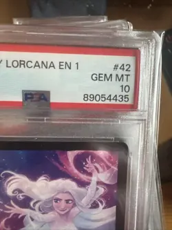 Elsa “Spirit of Winter” Disney Lorcana (Legendary) Non Foil 42/204 PSA 10 - Image 4