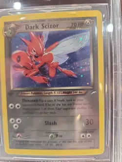 Scizor Neo Destiny 1st Edition Holo Pokemon Card WOTC PSA BGS 7.5 - Image 4