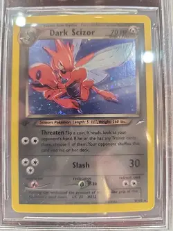 Scizor Neo Destiny 1st Edition Holo Pokemon Card WOTC PSA BGS 7.5 - Image 5