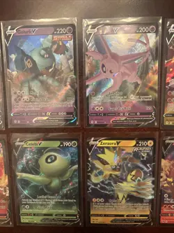10 Cards Pokemon Ultra Rare V Card Lot Mixed With 10 total Cards NM-MT - Image 3