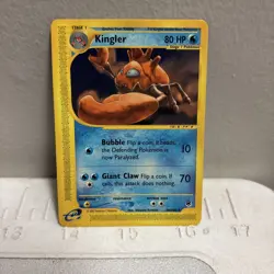 Kingler 50/165 Expedition Rare Pokemon Card Lightly Played - Image 1