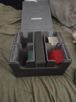 Kabinka Ark Deck Box 5 in 1 Card Case 4 Deck Dice Tray w/Magnet Closure NewPHOTO - Image 1