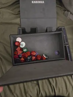 Kabinka Ark Deck Box 5 in 1 Card Case 4 Deck Dice Tray w/Magnet Closure NewPHOTO - Image 4