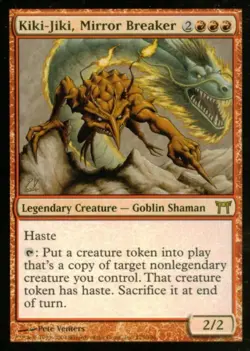 Kiki-Jiki, Mirror Breaker -Foil Medium Play MTG Champions of Kamigawa - Image 1