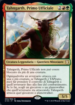 MTG TAHNGARTH, FIRST MATE EXC - TAHNGARTH, PRIMO UFFICIALE - CMD2019 - MAGIC - Image 1