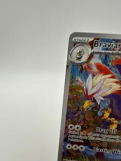 Pokemon TCG Braviary 214/191 Sv08: Surging Sparks Illustration Rare Holo Card - Image 3