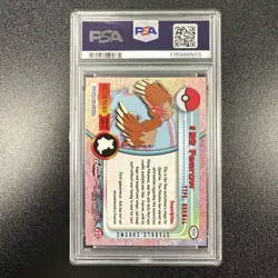 2000 Topps Chrome Pokemon T.V. #22 Fearow Pokemon T.V.-Sparkle PSA 9 JY - Image 2