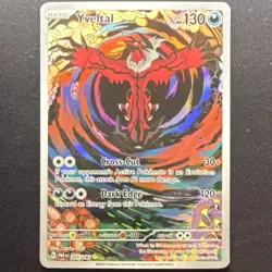 Yveltal 205/182 SV04 Paradox Rift Full Art Illustration Rare Holo Pokemon NM - Image 1