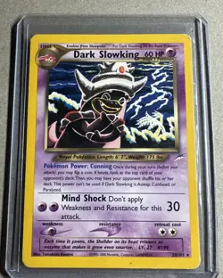 Pokemon Dark Slowking 20/105 Neo Destiny Regular Non Holo TCG MP/HP - Image 1