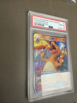 PSA 10 2019 #9 CHARIZARD GX Full Art POKEMON SUN & MOON HIDDEN FATES Gem Mint 💎 - Image 2