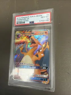 PSA 10 2019 #9 CHARIZARD GX Full Art POKEMON SUN & MOON HIDDEN FATES Gem Mint 💎 - Image 3