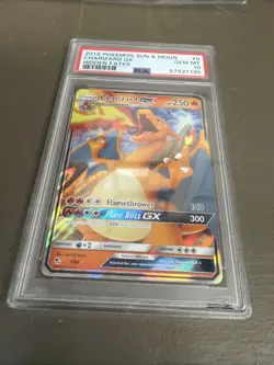 PSA 10 2019 #9 CHARIZARD GX Full Art POKEMON SUN & MOON HIDDEN FATES Gem Mint 💎 - Image 4