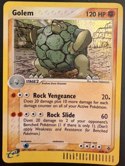 Pokemon Golem 5/97 EX Dragon Holo Rare LP - Image 1