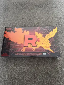 Pokemon TCG Team Rocket's Moltres EX Ultra Premium Collection UPC Box Sealed - Image 1