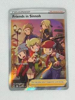 Friends in Sinnoh (Full Art) 149/159 Pokemon Crown Zenith Holo Ultra Rare NM - Image 1