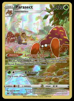 Pokemon TCG SWSH11: Lost Origin Trainer Gallery #TG01/TG30 Parasect Holo NM - Image 1
