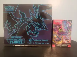 Pokemon Phantasmal Flames ETB Pokemon Center Elite Trainer Box & Booster Bundle - Image 1